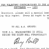 Voluntary Contributions Letter by Bill W. – September 1950