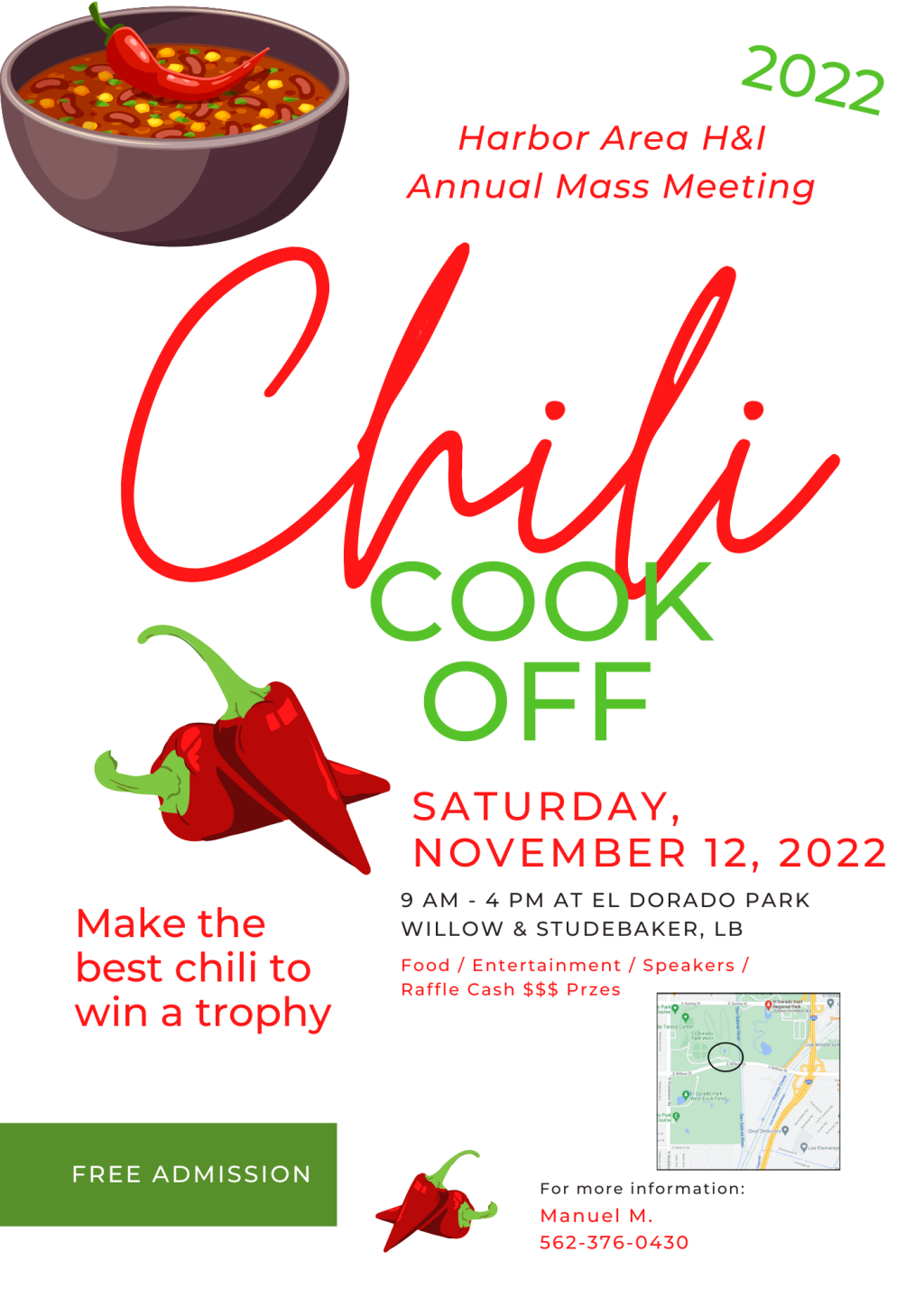 Chili Cook Off Flyer 2022 BW